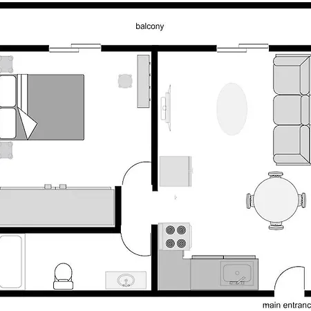 Airy Flat At Xenios Avlais *